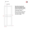 Dalston Black Internal Door Pair - Prefinished - Clear Glass - Urban Collection