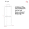 Dalston Black Internal Door Pair - Prefinished - Urban Collection