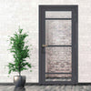 Malvan 4 Pane Solid Wood Internal Door UK Made DD6414G Clear Glass - Eco-Urban - Colour Options