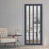 Sintra 4 Pane Solid Wood Internal Door UK Made DD6428G Clear Glass - Eco-Urban - Colour Options