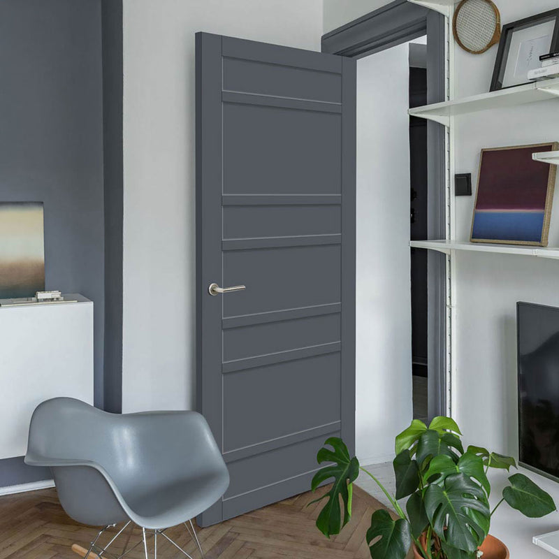 Metropolitan 7 Panel Solid Wood Internal Door UK Made DD6405 - Eco-Urban - Colour Options
