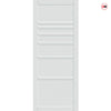 Oslo 7 Panel Solid Wood Internal Door UK Made DD6400 - Eco-Urban - Colour Options