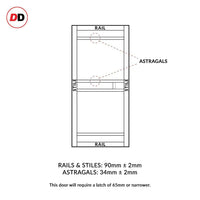 Eco-urban rails & stiles sizes diagram