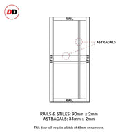 Eco-urban rails & stiles sizes diagram