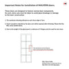 Malvern Black Internal Door - Clear Glass - Prefinished