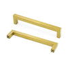 Concord 280mm Pair of Polished Gold Finish Back to Back Pull Handles