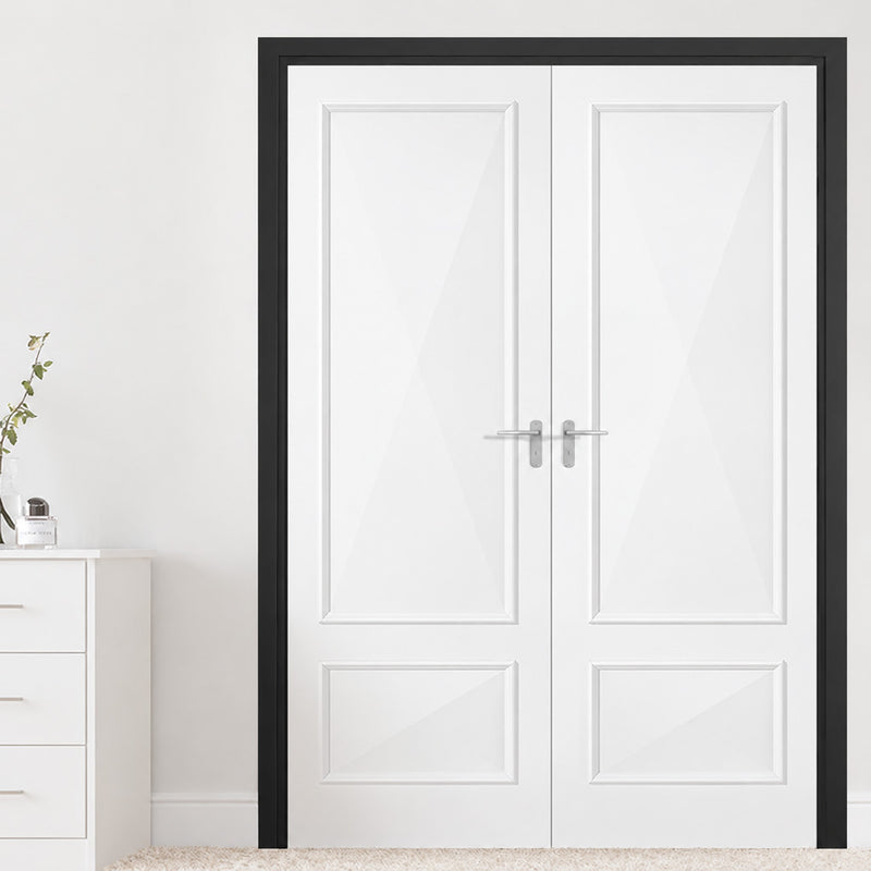 Made to Size Double Interior Black Primed Door Lining Frame