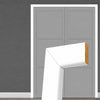 Made to Size Double Interior White Primed Door Lining Frame and Simple Architrave Set - For 30 Minute Fire Doors