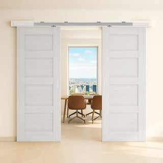 Image: Double Sliding Door Wall Track