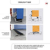 DX 30's Style Exterior Hardwood Front Door and Frame Set with Fittings