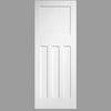 Friendly Value - DX 30's Shaker Panelled Internal Door - 1/2 Hour Rated - White Primed