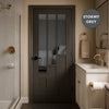 UK Made to Measure - Elston Interior Door - Tinted Glass - Premium Primed - 7 Colour Options
