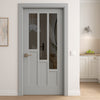 UK Made to Measure - Elston Interior Door - Tinted Glass - Premium Primed - 7 Colour Options