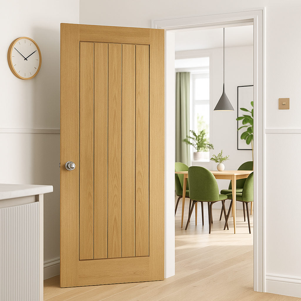 Ely Oak Fire Internal Door - 1/2 Hour Fire Rated - Prefinished