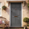 Made to Measure External Colonial 6 Panel Front Door - 45mm Thick - Seven Colour Options