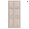 Made to Measure External Colonial 6 Panel Front Door - 45mm Thick - Seven Colour Options