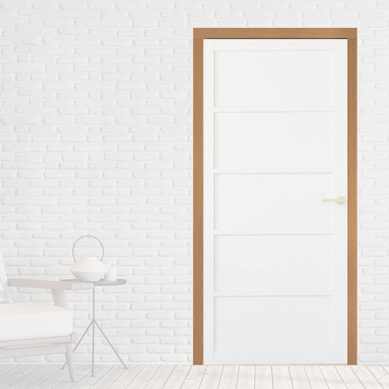 Thruframe Single Fire Door Frame Kit in Oak Veneer Prefinished - Suits Fire Doors