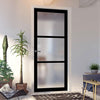 Manchester 3 Pane Solid Wood Internal Door UK Made DD6306SG - Frosted Glass - Eco-Urban - Colour Options