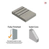 J B Kind Laminates Aria Grey Coloured Fire Internal Door Pair - 1/2 Hour Fire Rated - Prefinished