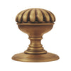 DK36CFB Delamain Flower Florentine Bronze Mortice Knob Handles