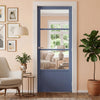Staten 3 Pane 1 Panel Solid Wood Internal Door UK Made DD6310G - Clear Glass - Eco-Urban - Colour Options