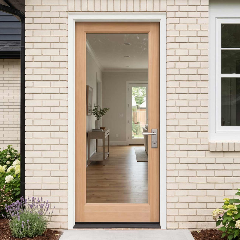 EXTERIOR Hemlock Full Pane Door - Fit Your Own Glass