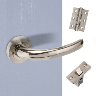 Image: Outlet - Hydra Door Handle Pack - Polished Chrome