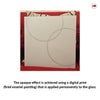 Artisan Solid Wood Internal Door - Gogar 6mm Obscure Glass - Obscure Printed Design - Eco-Urban® 6 Premium Primed Colour Choices