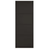 Top Mounted Black Sliding Track & Door - Value Industrial Primed Door - Black Primed