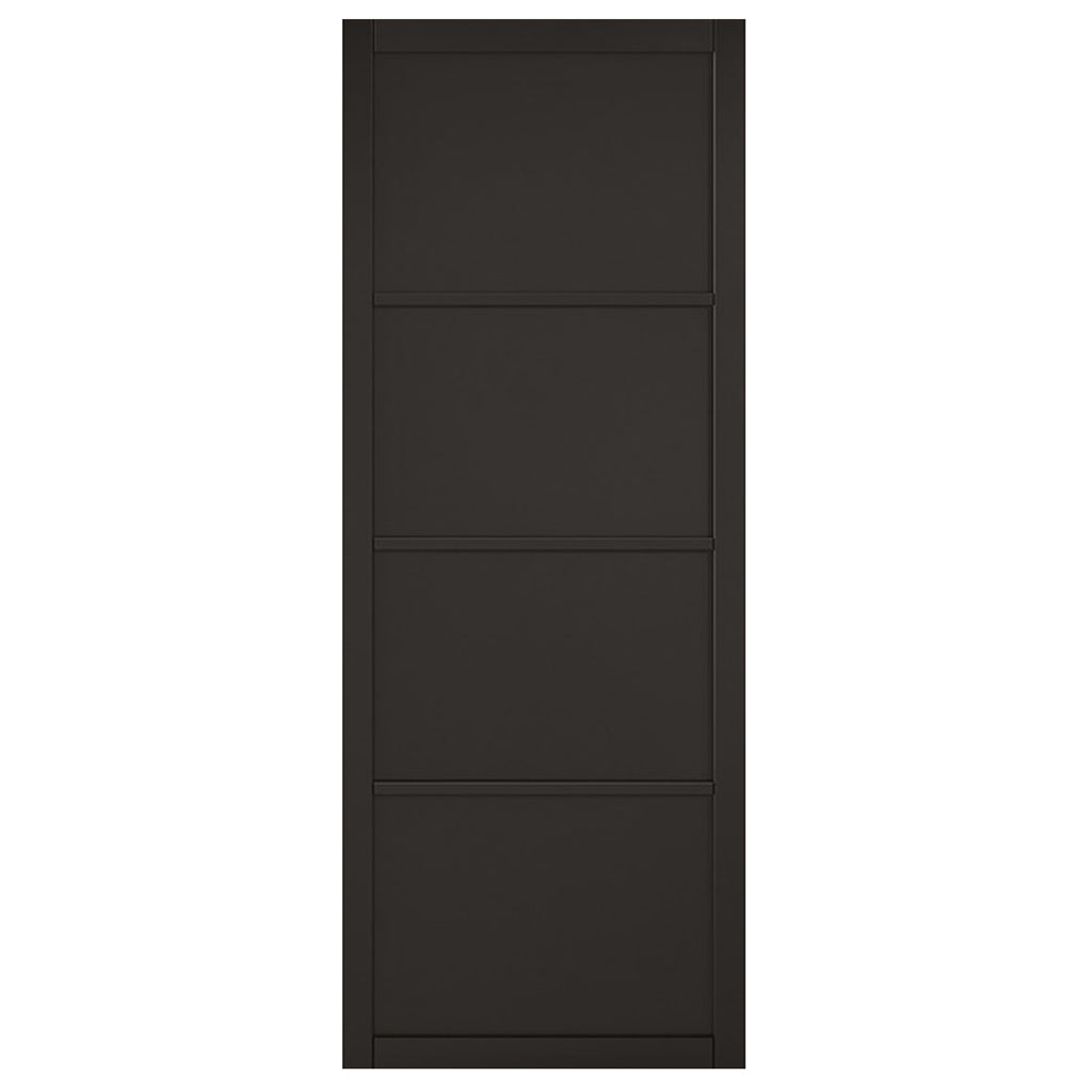 Friendly Value - Industrial Door Primed Door - Black Primed