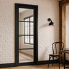 Friendly Value - Industrial Glazed Door - Black Primed