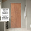 JB Kind Paint Grade Flush Trade Fire Door - 1/2 Hour Fire Rated - Unfinished