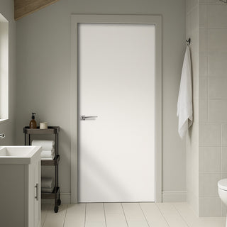 Image: JB Kind Paint Grade Flush Trade Fire Door - 1/2 Hour Fire Rated - Unfinished