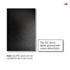 Samantha Black Grained Internal PVC Door