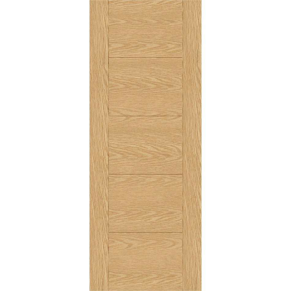 Valdor - Ladder 5P Unfinished Oak Fire Internal Door - 1/2 Hour Fire Rated