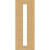 Valdor - Ladder Oak Internal Door - Clear Glass - Unfinished