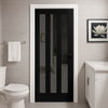 UK Made to Measure - Langley Interior Door - Tinted Glass - Premium Primed - 7 Colour Options