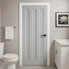 UK Made to Measure - Langley Panel Interior Door - Premium Primed - 7 Colour Options