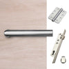 Shelton Bathroom Handle Pack - 4 Radius Cornered Hinges - Satin Stainless Steel