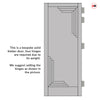 Urban Deco® Solid Wood Internal Door UK Made - Mist Grey Premium Primed - Bespoke Sizes