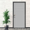Orkney 3 Panel Solid Wood Internal Door UK Made DD6403 - Eco-Urban - Colour Options