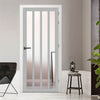 Sintra 4 Pane Solid Wood Internal Door UK Made DD6428G Clear Glass - Eco-Urban - Colour Options