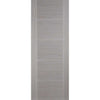 Premium Single Sliding Door & Wall Track - Vancouver Light Grey Door - Prefinished