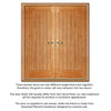 External Double Door & Frame Set - Norfolk Oak