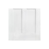 London 2L Internal Door Pair - White Primed - Clear Glass