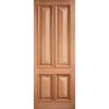 Islington 4 Panel Exterior Hardwood Front Door - Colour Options
