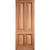 Islington 4 Panel Exterior Hardwood Front Door - Colour Options