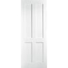 EasiKit Internal Door and Frame Kit - London 4P Internal Door - White Primed