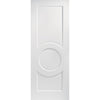 Premium Double Sliding Door & Wall Track - Montpellier 3 Panel Door - White Primed