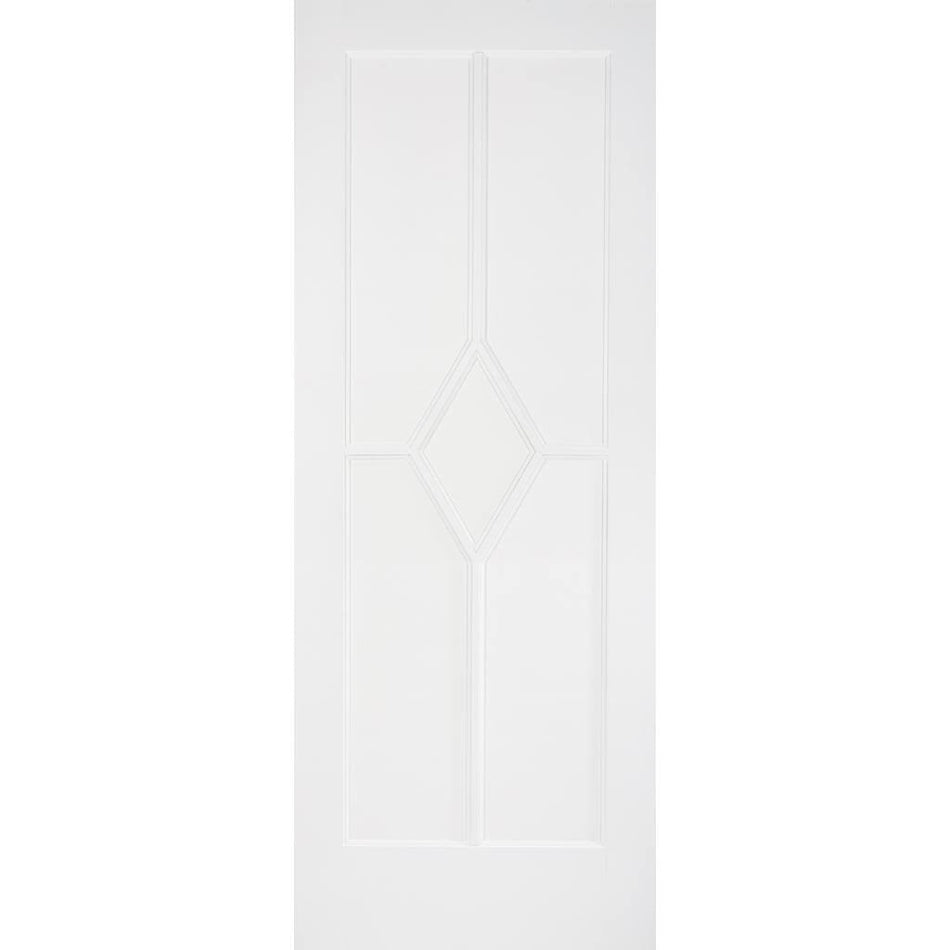 EasiKit Internal Door and Frame Kit - Reims Diamond 5 Panel Internal Door - White Primed
